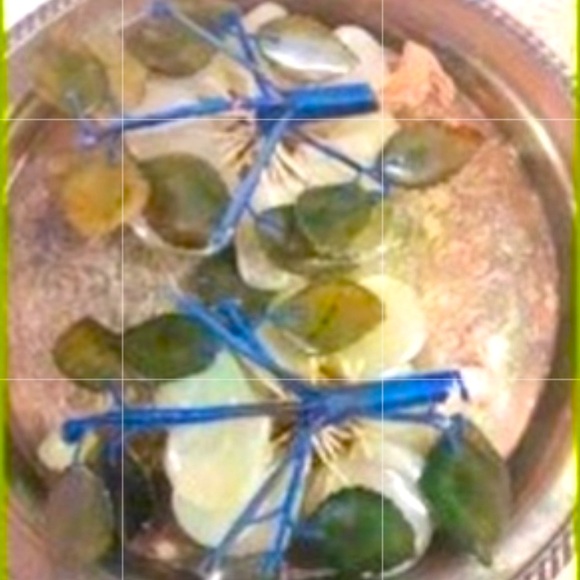 Antique Pair Of Carved Jade Candle Holder Jade Flower Candle Holders set of 2 - Picture 7 of 13